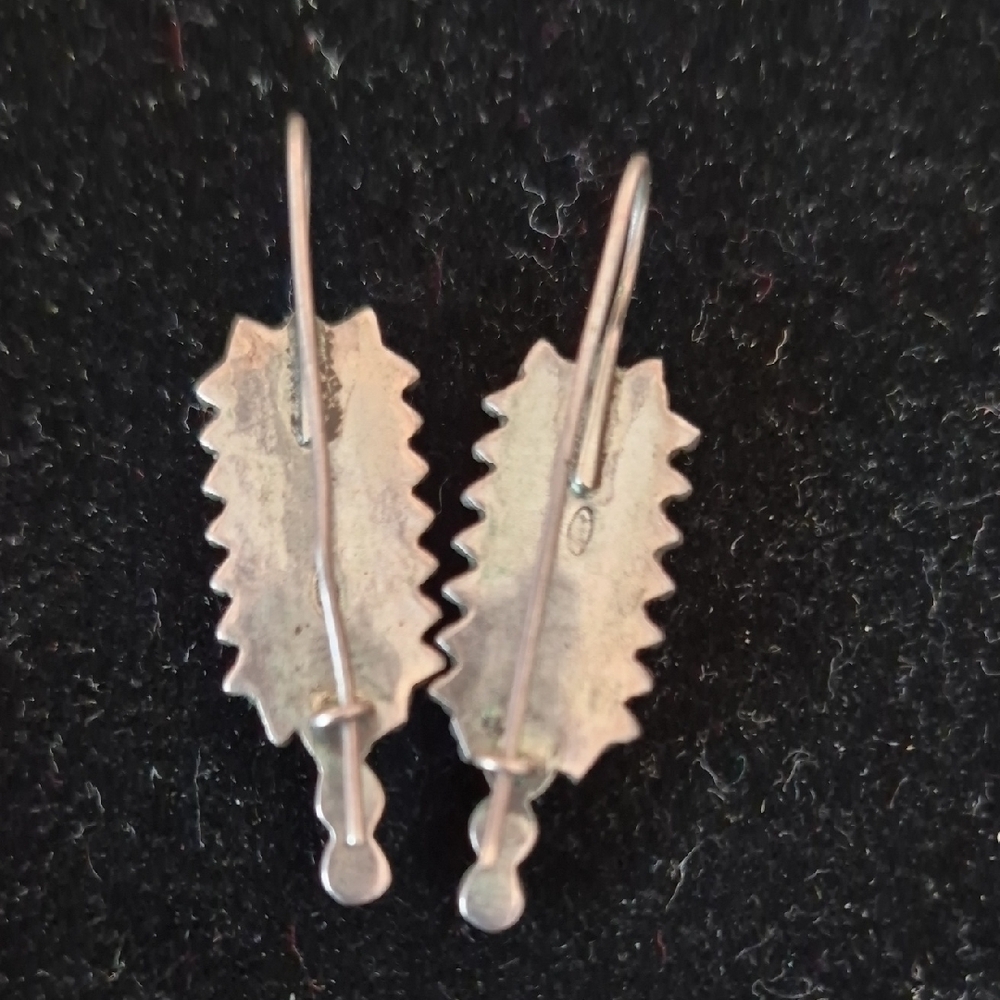 Lapis Lazuli Sterling Silver Dangle Earrings - image 3